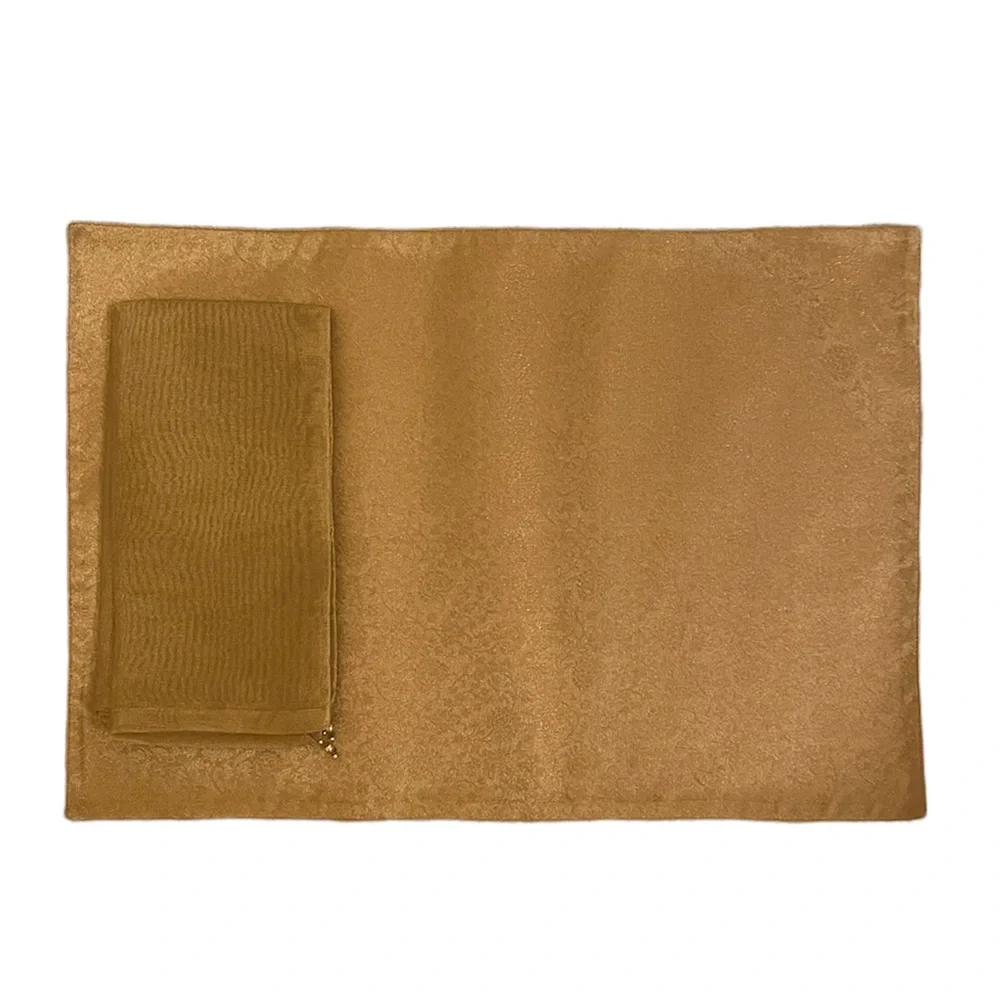 Pier 1 Yellow Placemats and Napkins - 25 Pieces
